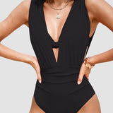 Fato de Banho Luxe Shaping com Decote V Profundo