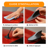 Amplificateur Antenne Voiture Shark – Meilleure Réception Radio