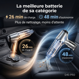 Aspirateur Voiture Sans Fil Puissant – Compact, Léger et Rechargeable
